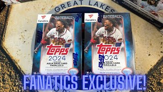 BRAND NEW! 2024 Topps Fanatics Exclusive Blaster Boxes ** Aqua’s, Rookie Parallels and MORE! **