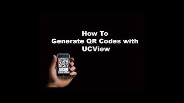 Digital signage software: Generating QR code in UCView software