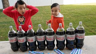 Coca Cola and Mentos Kids  Experiment Fun CKN Resimi