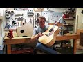 Galloup school of guitar building  guitar demo by chris willman