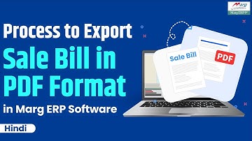 Process to Export Sale Invoice in PDF Format [Hindi]