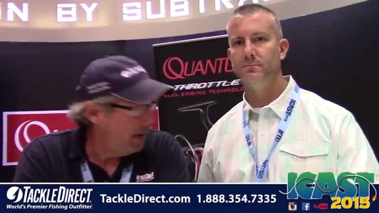 Quantum Throttle Spinning Reel at ICAST 2015