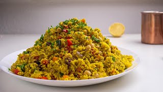 Moroccan Couscous Salad with Chickpeas  Vegan Recipe