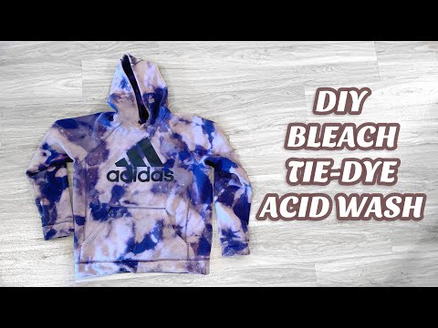 COMMENT: BLEACH TIE DYE / acide WASH! | Janelle Mariss