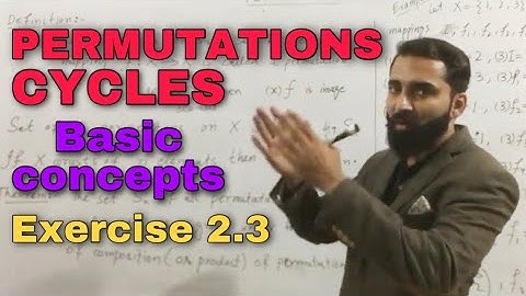 Permutations and cycles Basic concepts || Mathematical Methods by SM yousaf || Easy Math