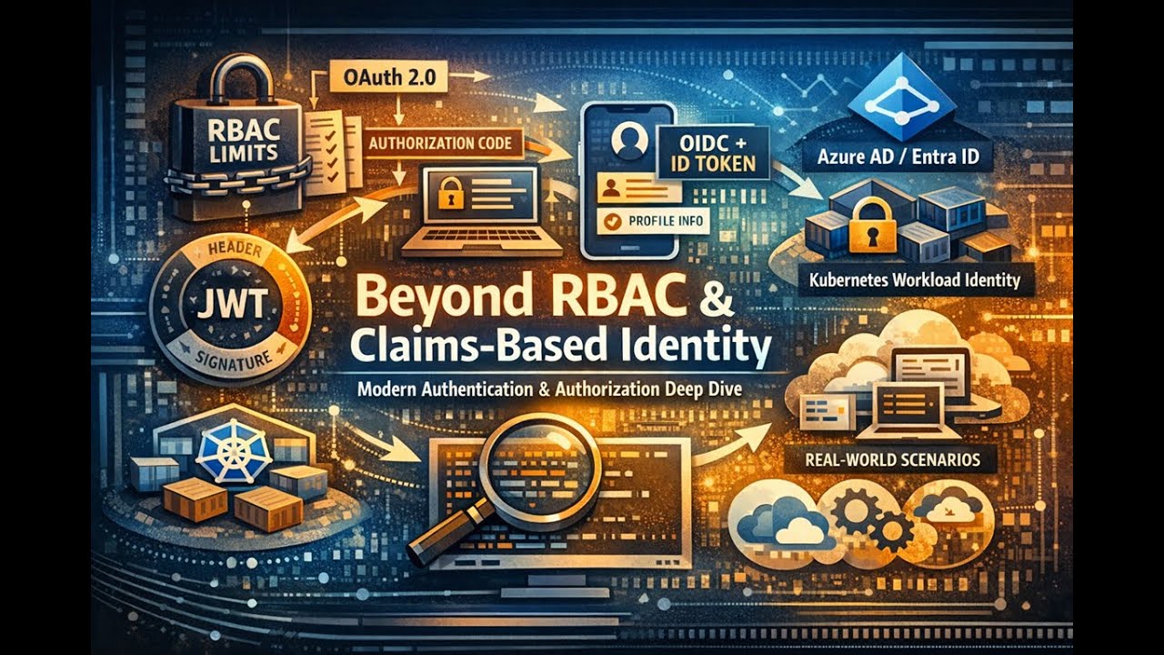 Identity Architecture Playbook: RBAC, OIDC, JWT, Entra, Kubernetes
