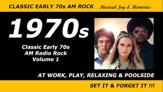 Classic Early 1970s AM Radio Rock - Volume 1 - free classic rock music to listen to