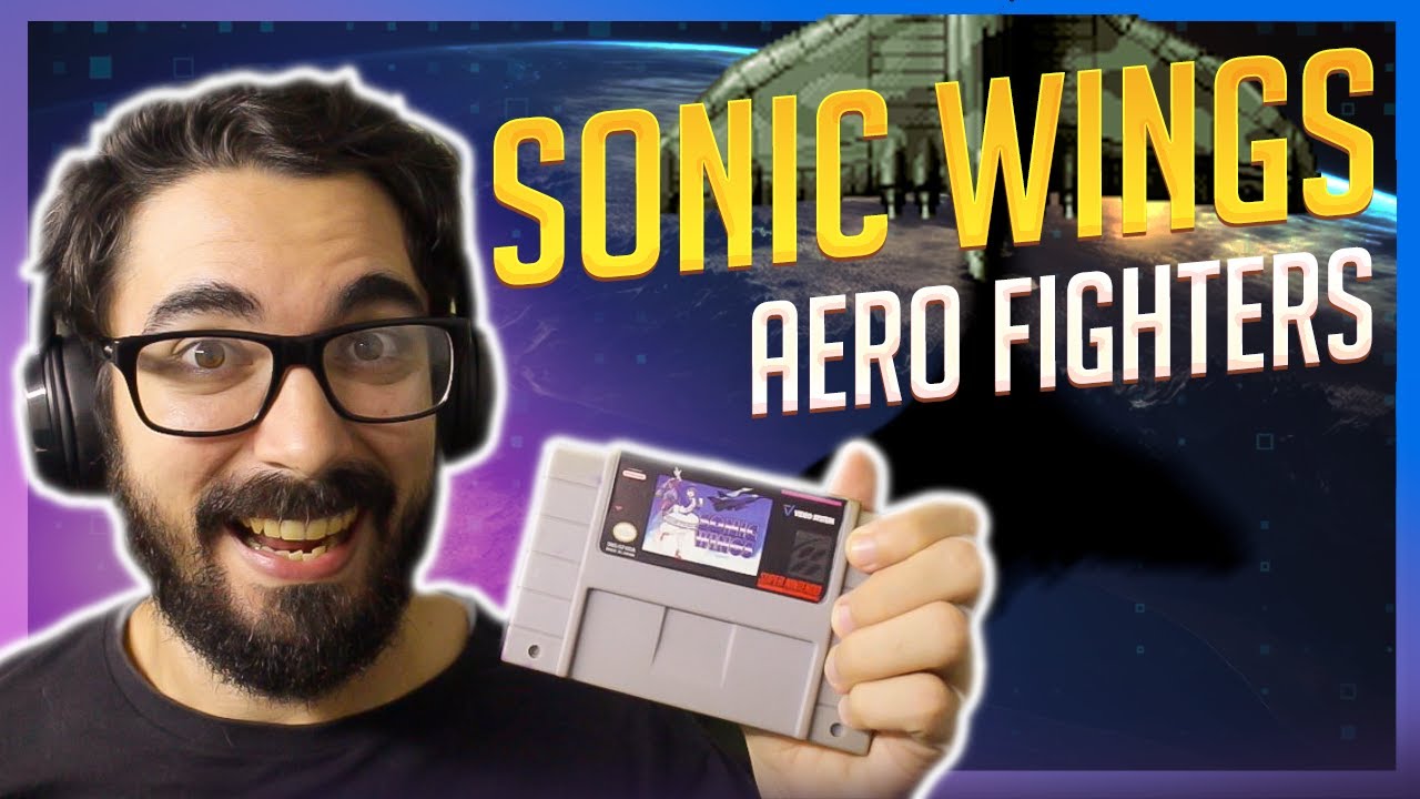 Sonic Wings Super nintendo 1994 SNES futuro AERO FIGHTERS - Gameplay  WEPLAY 