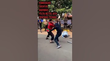 KEREN‼️ Tradisi Palang Pintu Betawi Polsek Jagakarsa mirip film action #shorts