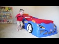 Step2 Hot Wheels Toddler To Twin Race Car Bed