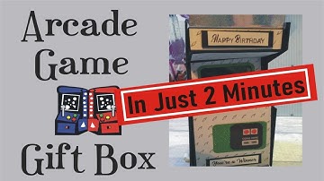Arcade Game Gift Box in 2 Minutes: Look in the Description Box