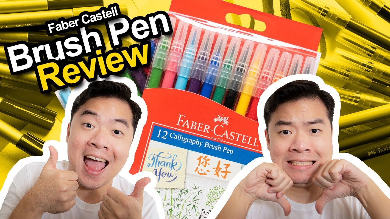  BrushPenReview FABER  CASTELL  BRUSH PENS Good  Cheap 