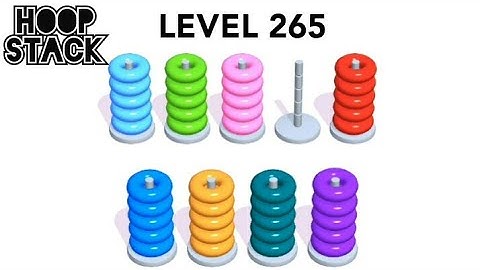 Hoop Stack Level 265 | Puzzle Game  | Complete Level