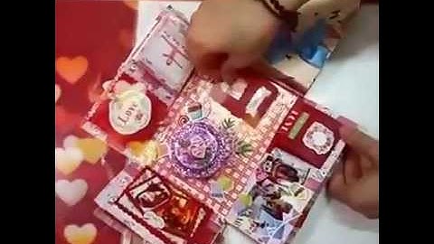 Exploding Box - Love Box  - Hộp quà handmade độc đáo và ý nghĩa kỉ niệm 2 năm yêu nhau