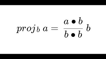 Derivation of the Vector Projection Formula