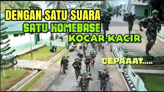 Satu BATALYON didadak untuk siap TEMPUR hanya dengan satu Suara