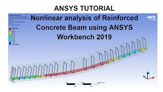 ANSYS Tutorial: Nonlinear analysis of Reinforced Concrete Beam and compare with test results