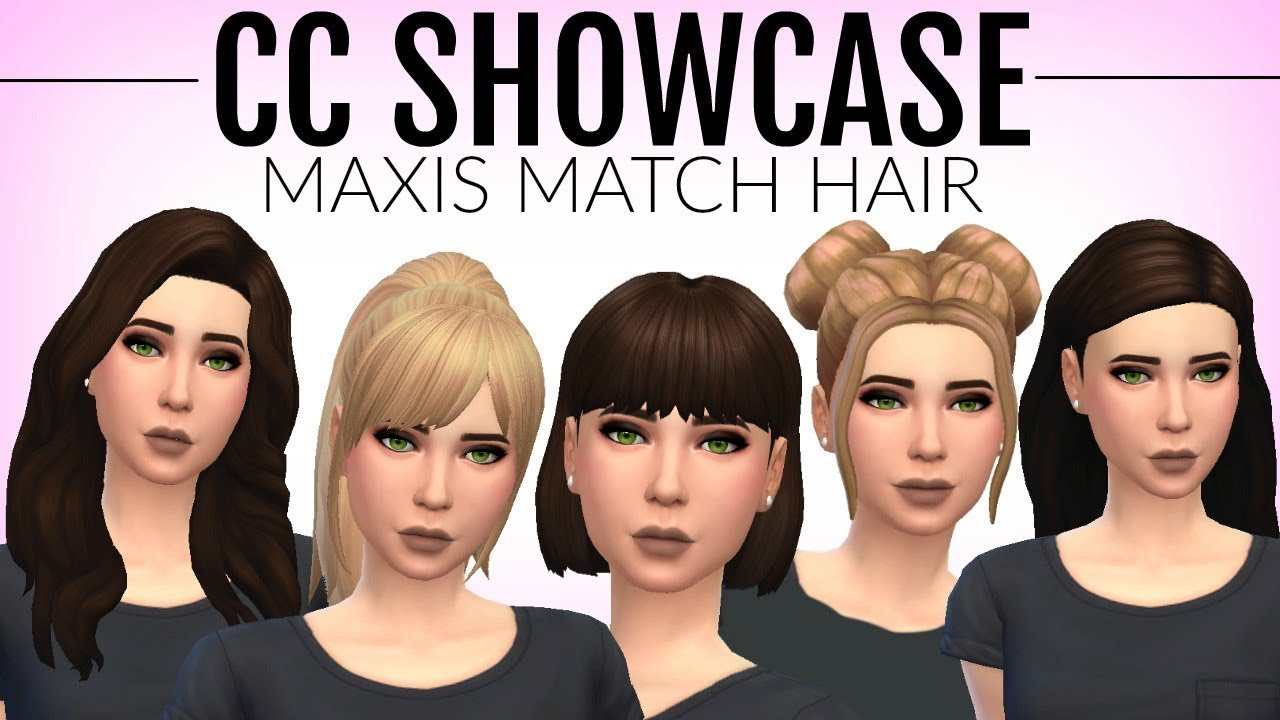 Sims 4 Wavy Hair Maxis Match Cc Nelolex