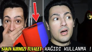 SAKIN KIRMIZI VE MAVİ TUVALET KAĞIDI KULLANMAYIN! (ASLA) - Aka Manto