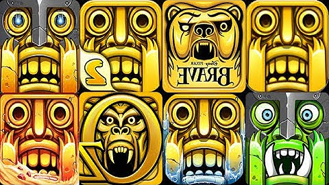 TEMPLE RUN 2 vs TEMPLE RUN BRAVE vs TEMPLE RUN OZ Android iOS