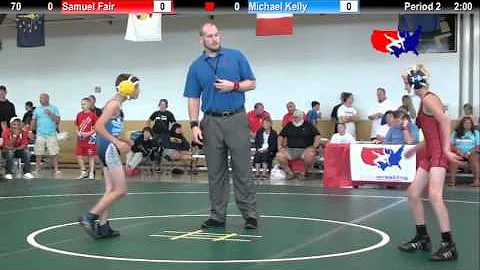 2012 Schoolboy Nat. Duals  70: Samuel Fair vs. Mic...