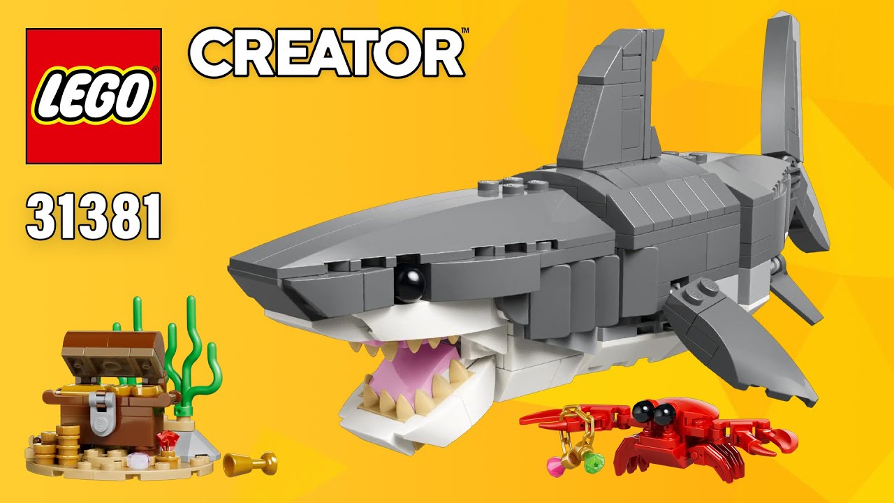 LEGO Creator Fierce Shark with a Treasure Chest (31381)[379 pcs