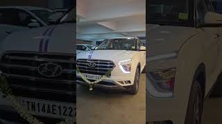 ? ? Taking Delivery of Hyundai Creta. Top Model.. Delivery 2023.sx(o).. White Colour