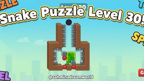 Snake Puzzle Level 30 – Impossible Spike Trap! Full Gameplay & Easy Solution | Very Hard Level Guide
