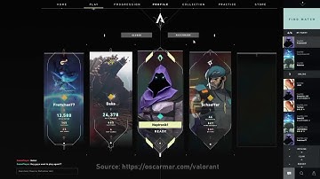 Early valorant UI concept art #Valorant leaks