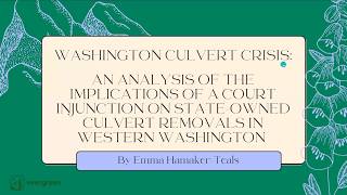 Emma Hamaker-Teals, MES Thesis Presentation, Spring 2026