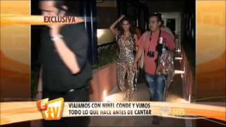 Ninel conde -escandalo tv viaja en con Ninel