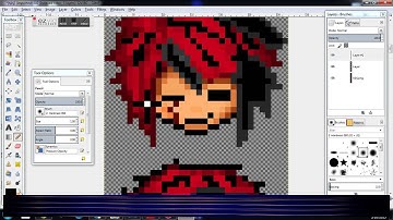 how to make heads blink for graal using gimp