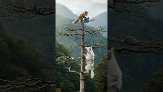 Is This Fox A Genius Or Just Crazy? You Decide Watch This Clever Trick