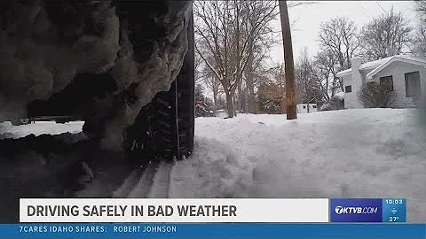 Driving safely in bad weather