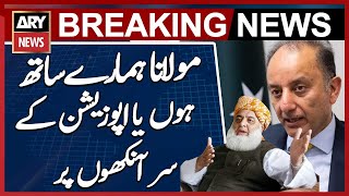 Maulana Hamre Sath Ho Ya Opposition Kay Sar Ankho par..." Musadik Malik