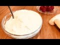 Crème Mascarpone - Recette Facile