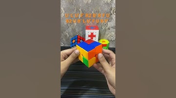 Beautiful cube in a cube pattern on 2x2 cube #2x2rubikscube #cube #cubeking #short