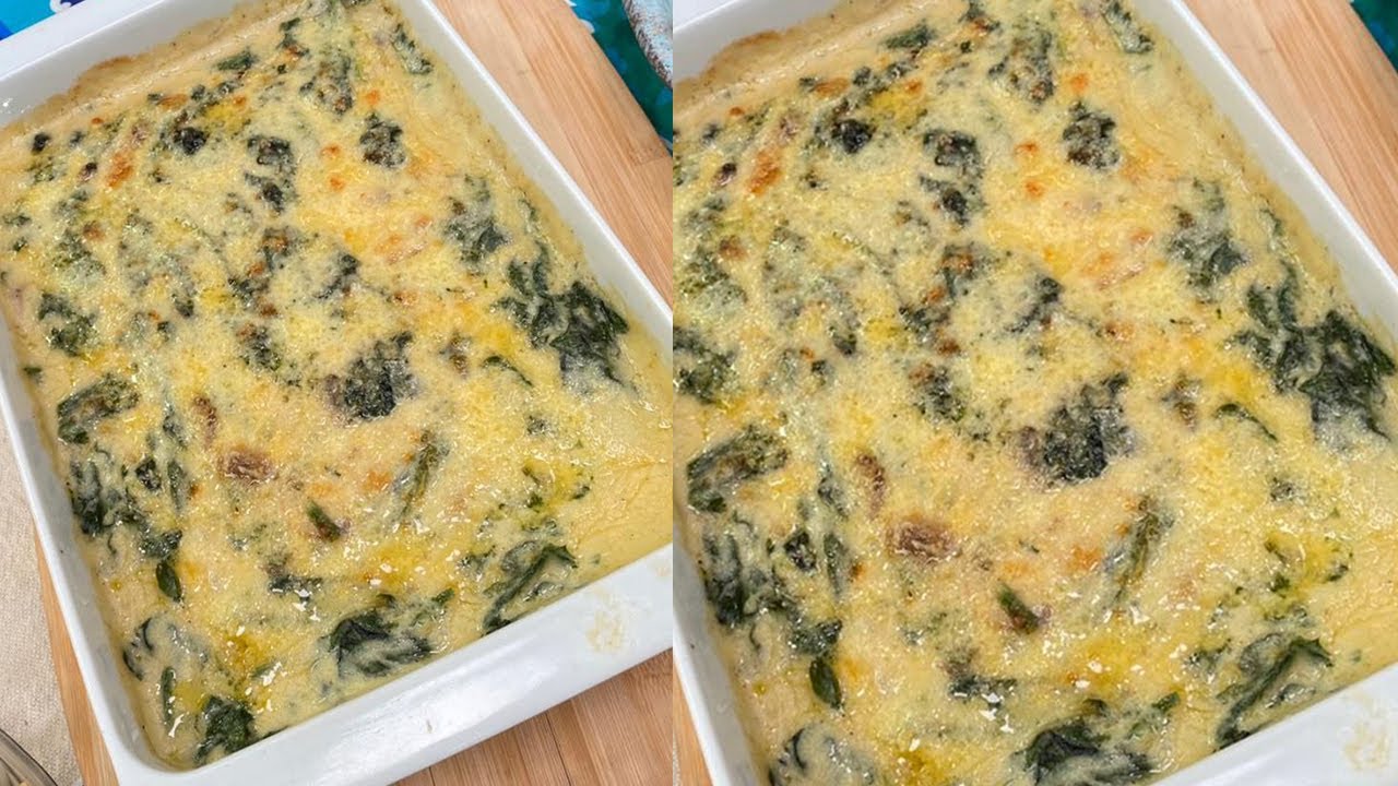 طريقة عمل سبانخ بالبشاميل | سر الصنعة مع الشيف دعاء السمنودي