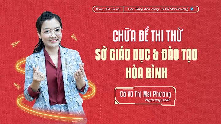 Đề thi thử thpt quốc gia môn anh văn