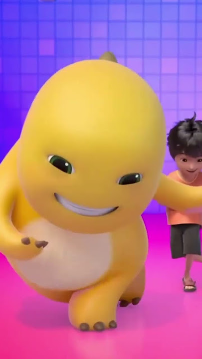 Joget dino kuning #video #dinokuning #kartunanak