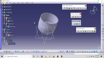 Body Base Modeling by Using Boolean Operations | CATIA V5 Tutorial