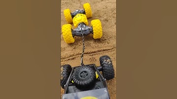 Monster Truck vs Stunt Car Fights #shorts