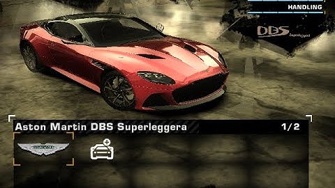 NFS Most Wanted - Aston Martin DBS Superleggera