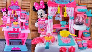 18 Minutes Satisfying with Unboxing Disney Minnie Mouse Kitchen Play Set | ASMR
