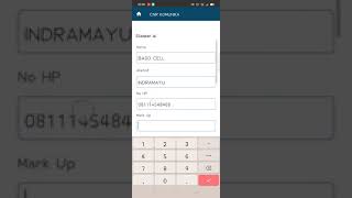 Cara daftarkan Agen/ Downline pada aplikasi CNR KOMUNIKA screenshot 1