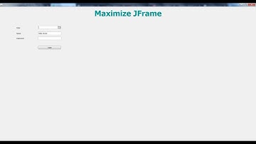 How to Open JFrame in Full Screen in Netbeans Java Swing - Intact Abode