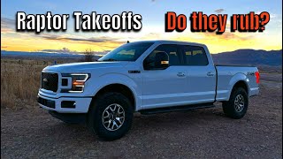 Will Raptor Take Off Wheels Fit on a 20152020 Ford F150?