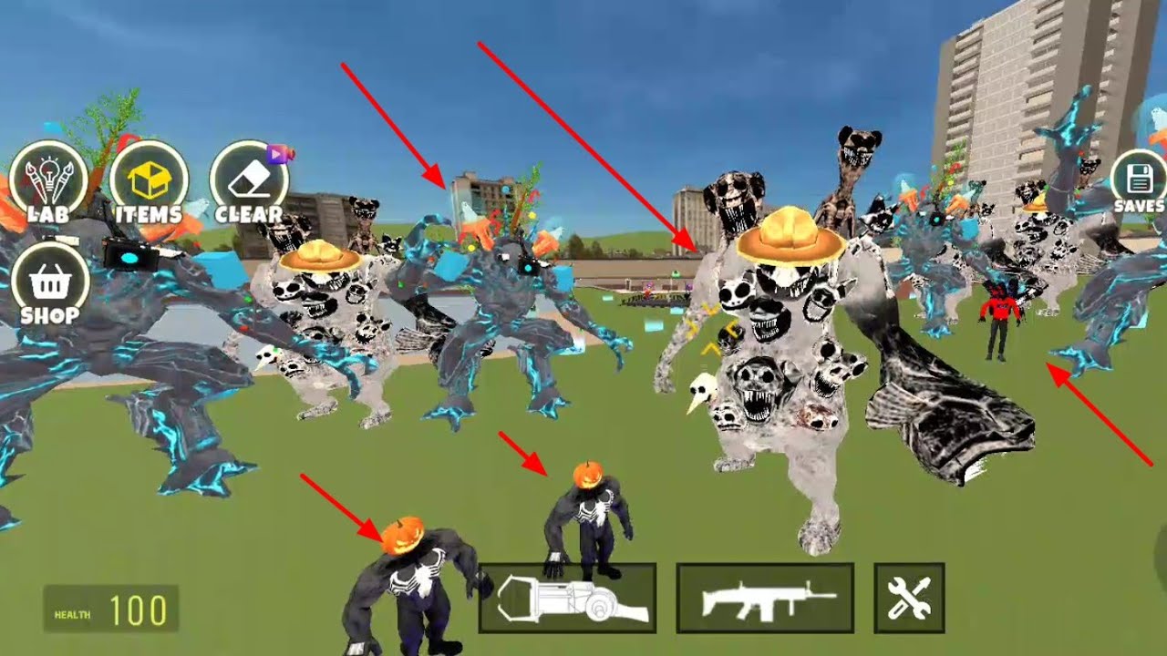 Super Aliens Vs Super Enemies Nextbots new gameplay.