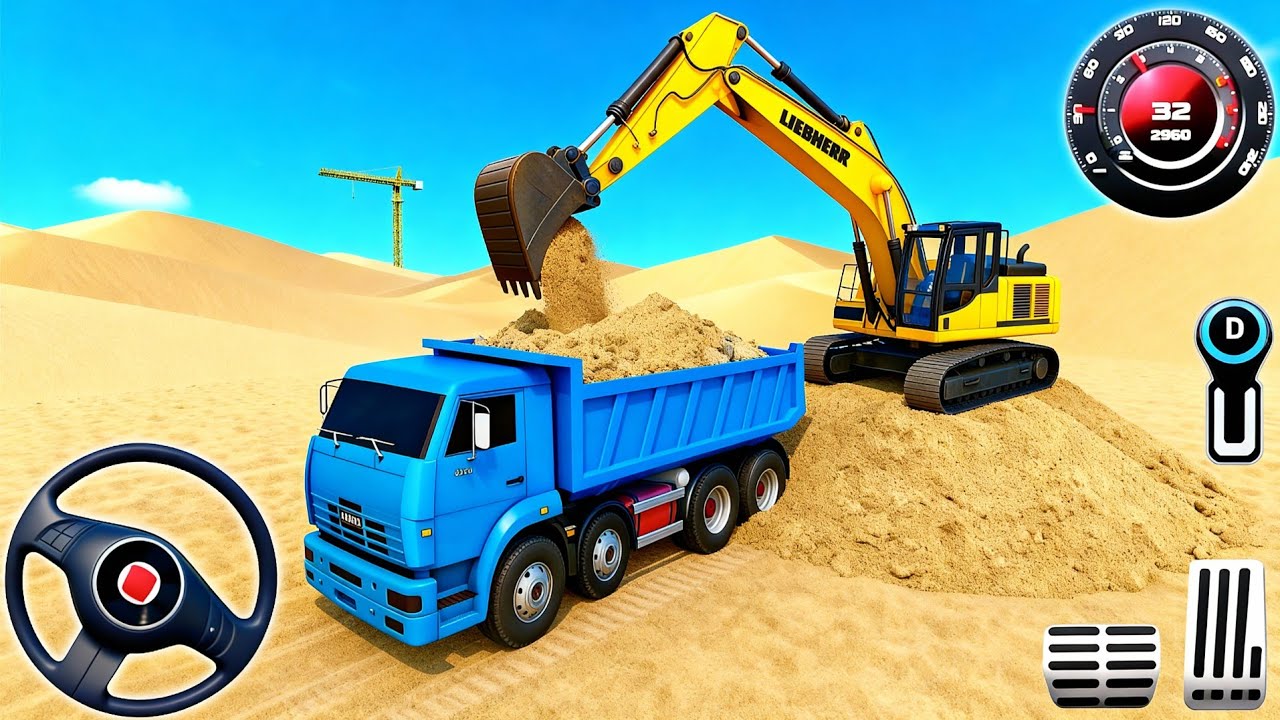 لعبة بناء منزل العاب البناء والنقل الثقيلة العاب سيارات العاب اندرويد #16 Android Gameplay