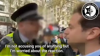 London police do ‘nothing’ to help Jewish man threatened by protesters